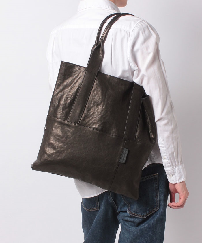 Leather tote 'thin & light' 2(503531472) | パトリックステファン