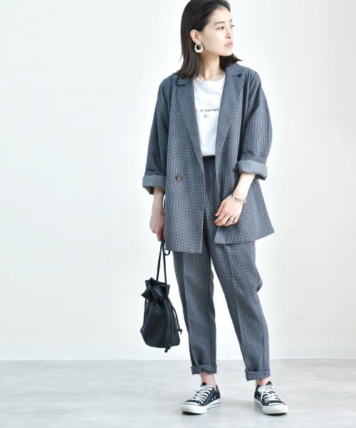 Fizz(フィズ)/ガンクラブチェック柄センタープレスパンツ Fi AW 202514/img08