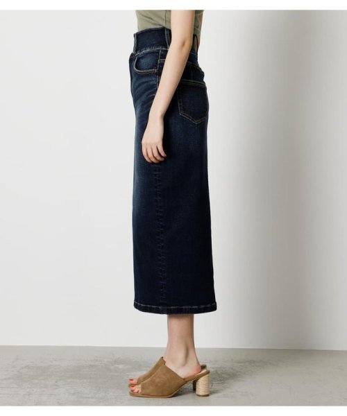 AZUL by moussy(アズールバイマウジー)/HIGH WAIST SLIT DENIM SKIRT/img43