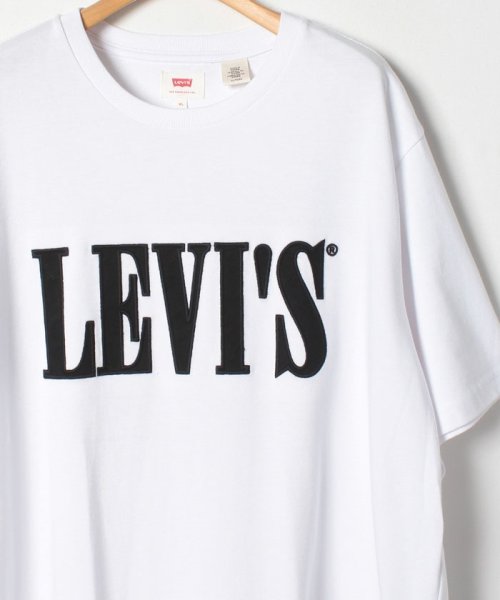 LEVI’S OUTLET(リーバイスアウトレット)/RLXD GRAPHIC TEE WHITE W/ BLACK SERIF LO/img02