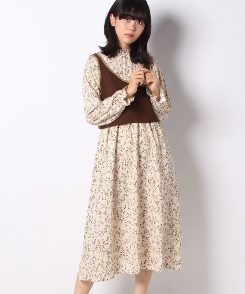 セール オリーブデオリーブ Olive Des Olive 花柄プチハイワンピース ニットビスチェ Magaseek セール オリーブデオリーブ Olive Des Olive 花柄プチハイワンピース ニットビスチェ Magaseek