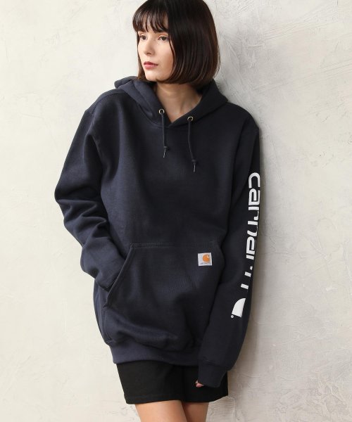 Carhartt(カーハート)/【Carhartt カーハート】スリーブロゴパーカー/img02