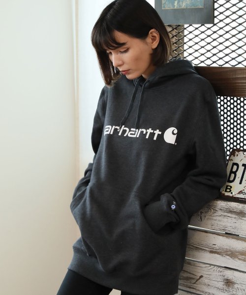 Carhartt(カーハート)/【Carhartt カーハート】ロゴプリントパーカー/img09