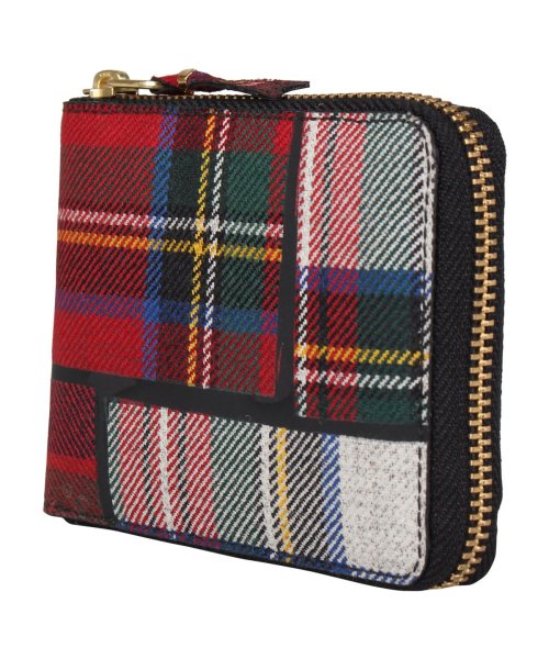 COMME des GARCONS(コムデギャルソン)/コムデギャルソン COMME des GARCONS 財布 二つ折り メンズ レディース ラウンドファスナー TARTAN PATCHWORK WALLET レ/img04