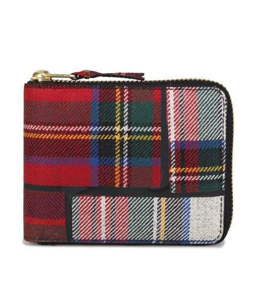 COMME des GARCONS(コムデギャルソン)/コムデギャルソン COMME des GARCONS 財布 二つ折り メンズ レディース ラウンドファスナー TARTAN PATCHWORK WALLET レ/img13