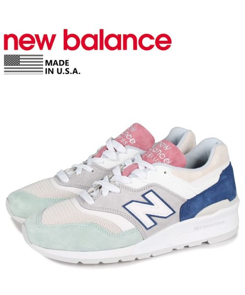 new balance(ニューバランス)/ニューバランス new balance 997 スニーカー メンズ Dワイズ MADE IN USA ホワイト 白 M997SOA/img16