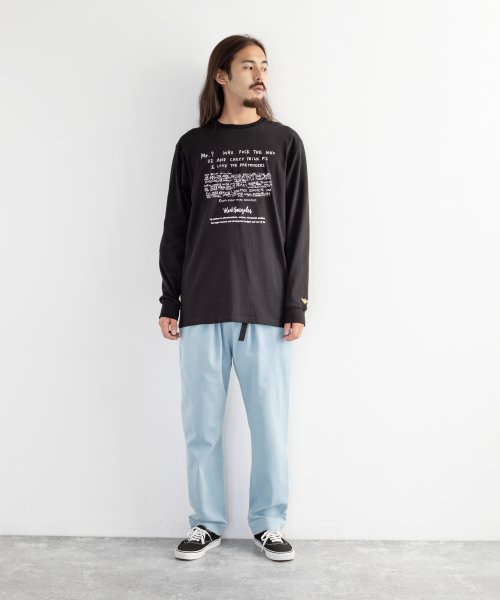 Rocky Monroe(ロッキーモンロー)/Mark Gonzales マークゴンザレス ロンT メンズ レディース Tシャツ カットソー 長袖 オーバーサイズ ドロップショルダー ビッグシルエット プリ/img34