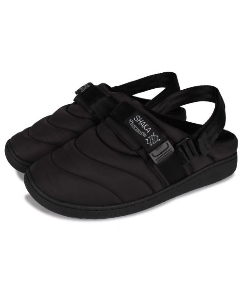 クーポン Shaka シャカ サンダル クロッグサンダル スナッグ クロッグ メンズ レディース 防寒 Snug Clog ブラック 黒 シャカ Shaka Magaseek