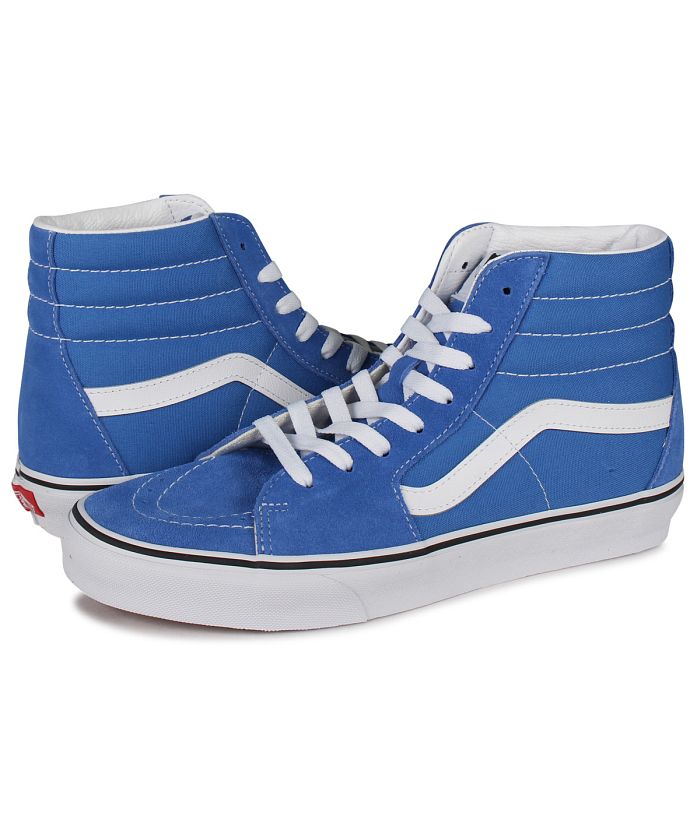 vans sk8 hi blue black