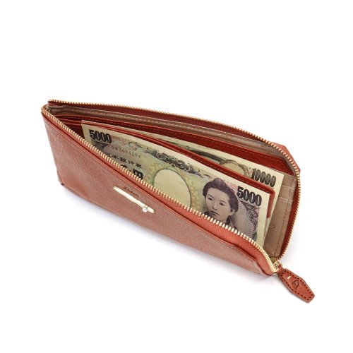 ダコタ 財布 Dakota 長財布 ペルラ 大容量 薄い スリム L字ファスナー 本革 小銭入れ付き 0030055 