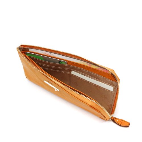 ダコタ 財布 Dakota 長財布 ペルラ 大容量 薄い スリム L字ファスナー 本革 小銭入れ付き 0030055 