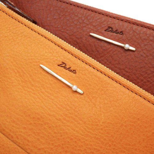 ダコタ 財布 Dakota 長財布 ペルラ 大容量 薄い スリム L字ファスナー 本革 小銭入れ付き 0030055 