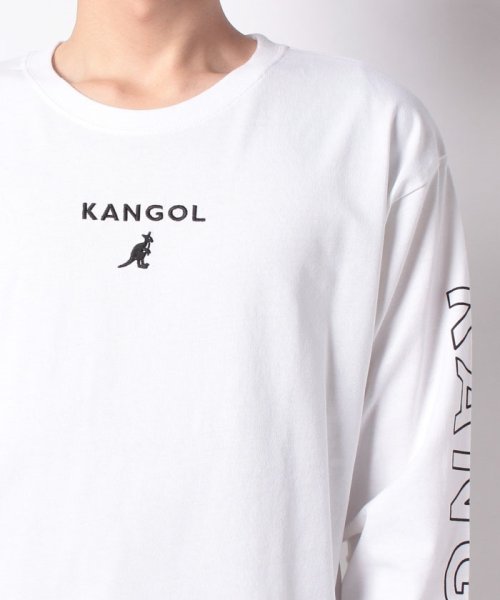 KANGOL(KANGOL)/【KANGOL】 カンゴール ソデロゴプリント ロングTシャツ ユニセックス/img10