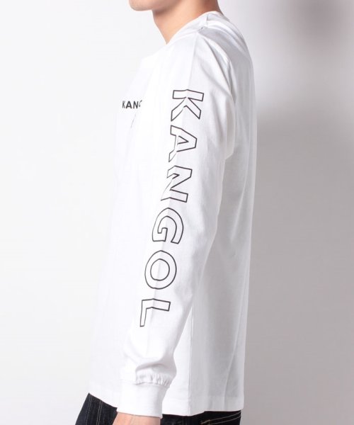 KANGOL(KANGOL)/【KANGOL】 カンゴール ソデロゴプリント ロングTシャツ ユニセックス/img11