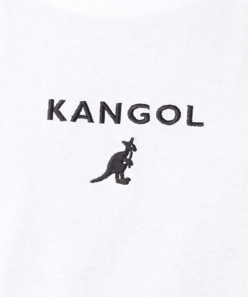 KANGOL(KANGOL)/【KANGOL】 カンゴール ソデロゴプリント ロングTシャツ ユニセックス/img12