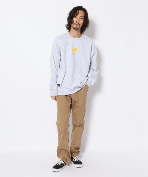 BEAVER(ビーバー)/MANASTASH/マナスタッシュ　MOON SMILE SWEAT SHIRTS ムーンスマイルスウェットシャツ/img08