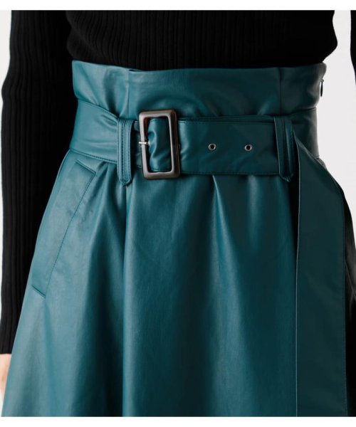 AZUL by moussy(アズールバイマウジー)/ECO LEATHER HI－WAIST SKIRT/img15
