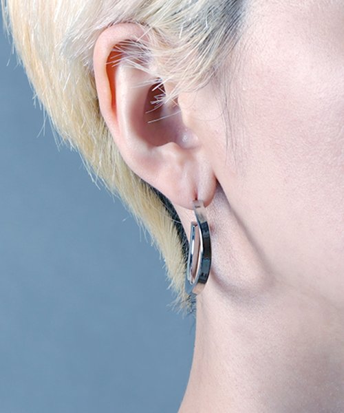 MAISON mou(メゾンムー)/【YArKA/ヤーカ】silver925 twist circle pierce/ひねりピアス シルバー925 /img02