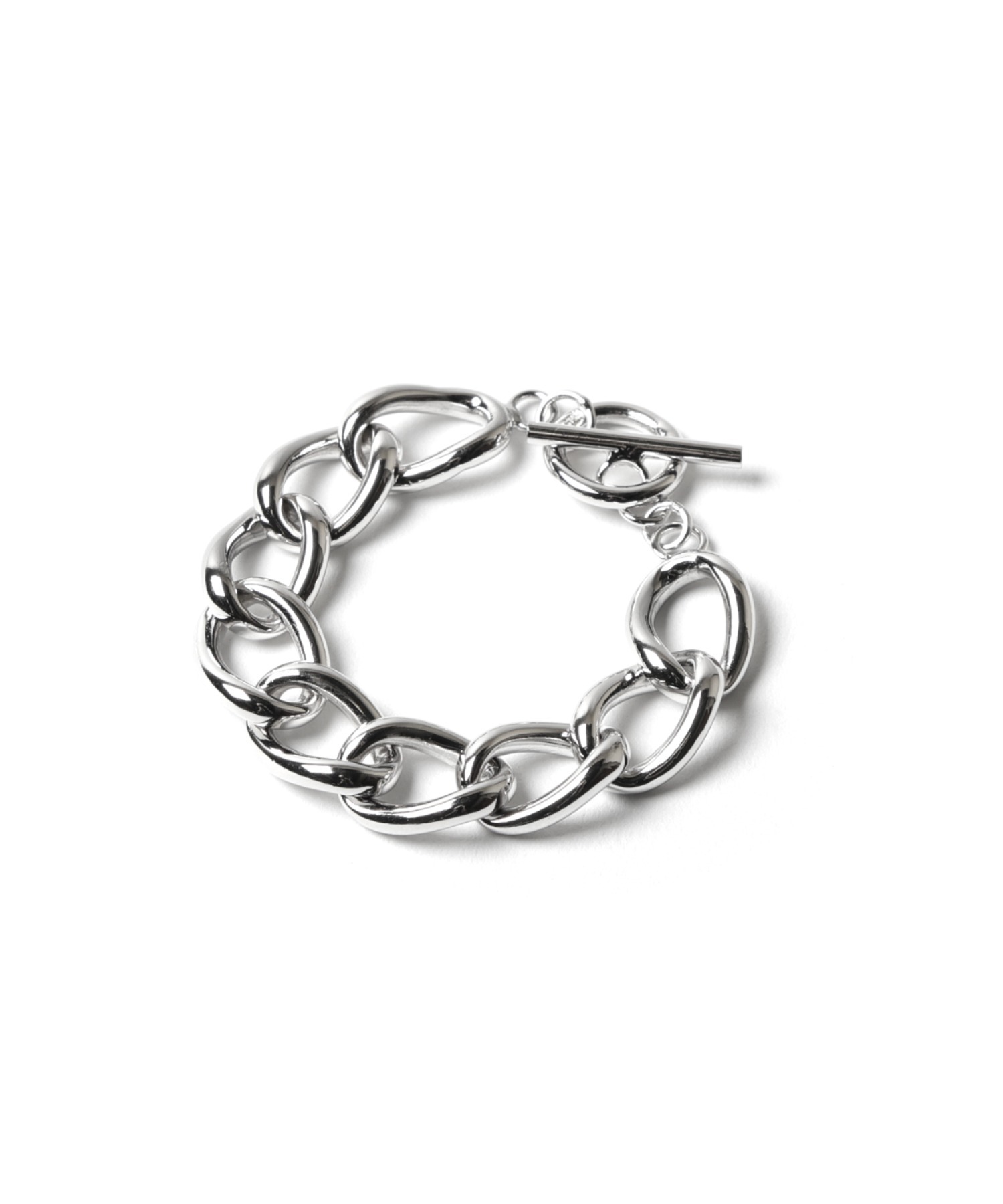 【YArKA/ヤーカ】silver925 thick chain bracelet [TDB1]/太チェーンブレスレット シルバー925