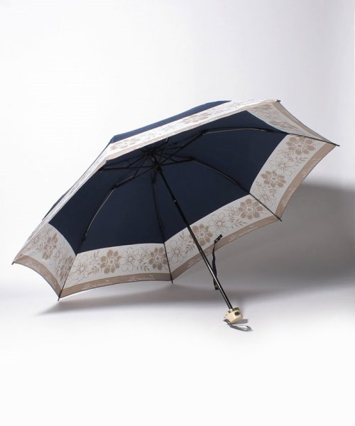 LANVIN en Bleu(umbrella)(ランバンオンブルー（傘）)/LANVIN en Bleu 折りたたみ傘 ”フラワー”/img01