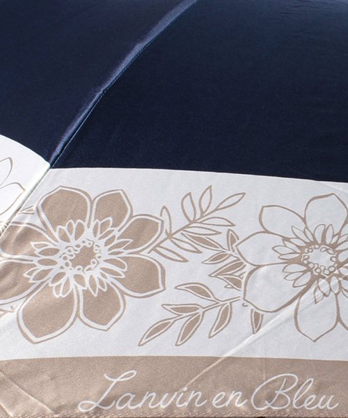 LANVIN en Bleu(umbrella)(ランバンオンブルー（傘）)/LANVIN en Bleu 折りたたみ傘 ”フラワー”/img05