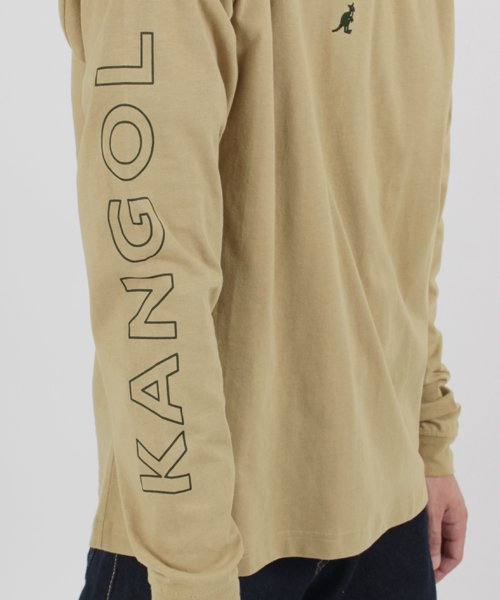 KANGOL(KANGOL)/【KANGOL】 カンゴール ソデロゴプリント ロングTシャツ ユニセックス/img06