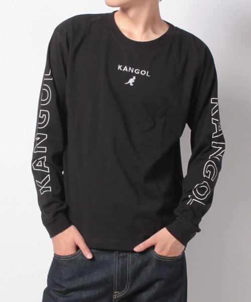 KANGOL(KANGOL)/【KANGOL】 カンゴール ソデロゴプリント ロングTシャツ ユニセックス/img13
