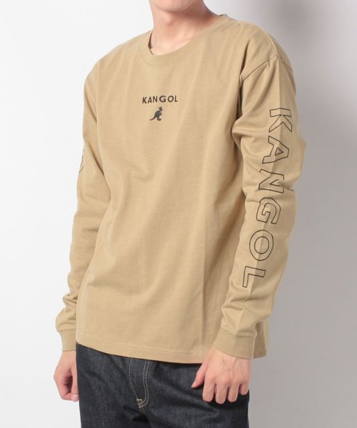 KANGOL(KANGOL)/【KANGOL】 カンゴール ソデロゴプリント ロングTシャツ ユニセックス/img14