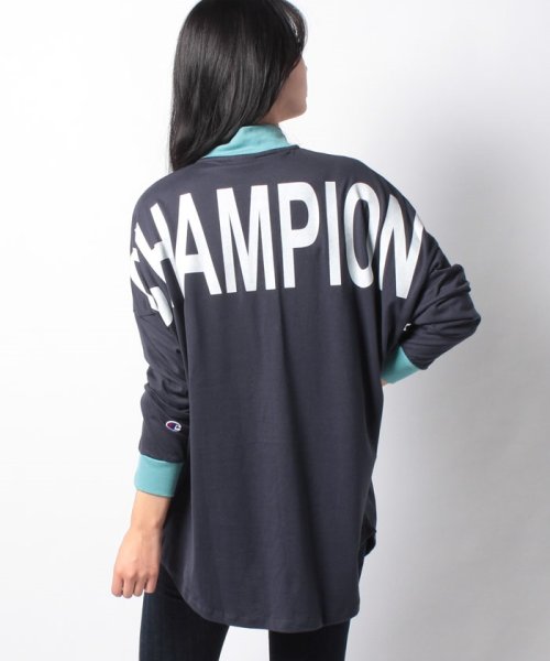 JEANS MATE(ジーンズメイト)/【CHAMPION】バックプリントロングTシホワイト/img07