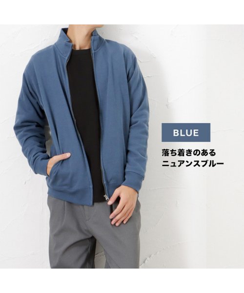 MAC HOUSE(men)(マックハウス（メンズ）)/NAVY ネイビー コットン裏毛スタンド MH/03724FW/img13