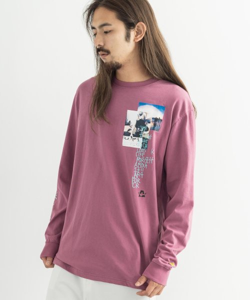 Rocky Monroe(ロッキーモンロー)/Mark Gonzales マークゴンザレス ロンT メンズ レディース Tシャツ カットソー 長袖 オーバーサイズ ドロップショルダー ビッグシルエット プリ/img19