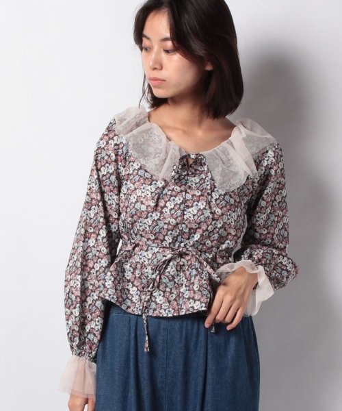 NICE CLAUP OUTLET(ナイスクラップ　アウトレット)/【one after another】Ando flower　blouse/img07