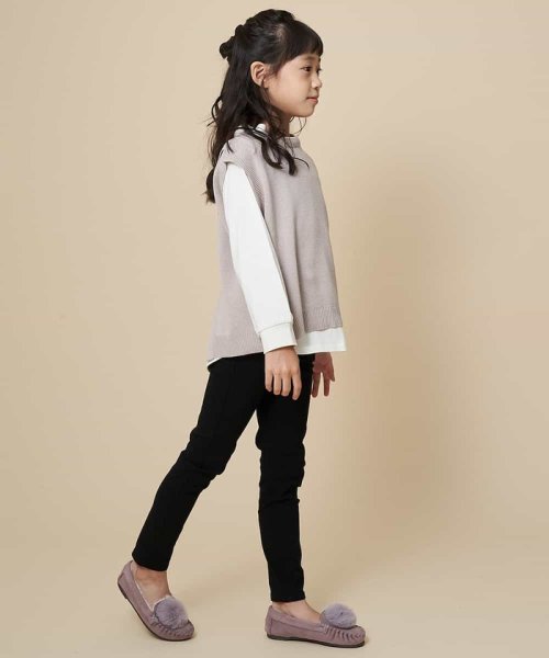 a.v.v(KID'S)(アー・ヴェ・ヴェキッズ)/[100－130]バックスリットニットベストセット[WEB限定サイズ]/img04