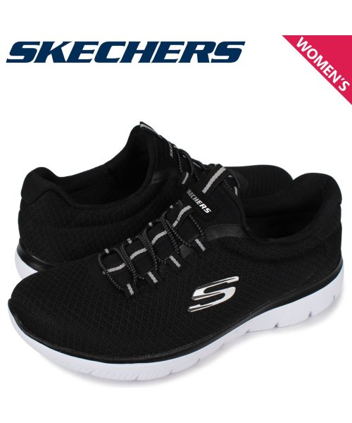 スケッチャーズ Skechers サミッツ スニーカー レディース Summits ブラック 黒 スケッチャーズ Skechers Magaseek