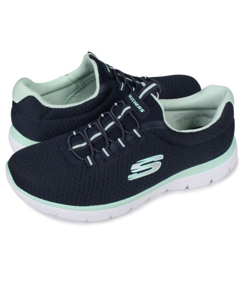 スケッチャーズ Skechers サミッツ スニーカー レディース Summits ネイビー スケッチャーズ Skechers Magaseek