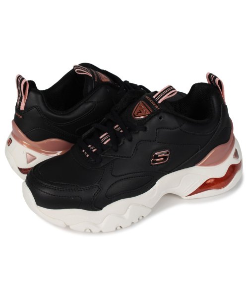 SKECHERS(スケッチャーズ)/スケッチャーズ SKECHERS ディライト 3.0 スニーカー レディース 厚底 DLITES 3.0 AIR－GOLDEN RU ブラック 黒 149088/img02