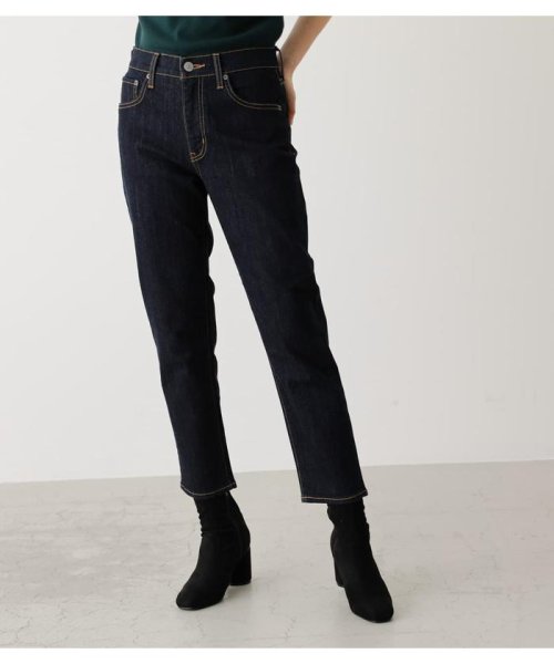 AZUL by moussy(アズールバイマウジー)/JUST WAIST DENIM TAPERED/img01