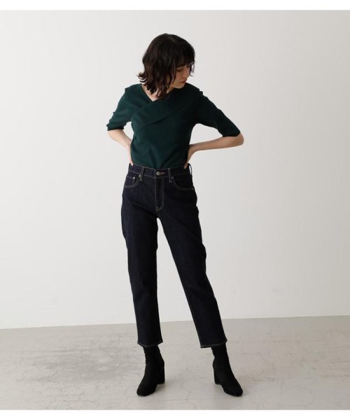 AZUL by moussy(アズールバイマウジー)/JUST WAIST DENIM TAPERED/img03