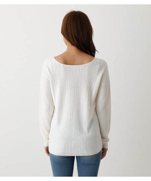 AZUL by moussy(アズールバイマウジー)/NUDIE 2WAY CABLE KNIT TOPS/img05