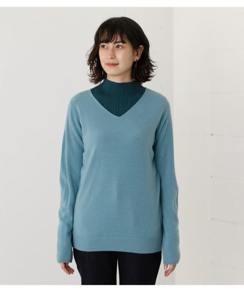 AZUL by moussy(アズールバイマウジー)/NUDIE 2WAY V／N KNIT/img19
