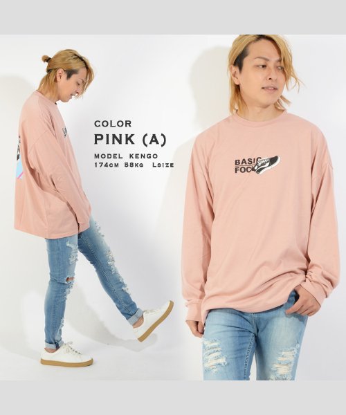 1111clothing(ワンフォークロージング)/ビッグシルエット ロンt メンズ オーバーサイズ ロンt レディース ビッグtシャツ 長袖 tシャツ 長袖tシャツ ビッグロンt プリントtシャツ 韓国 ファッ/img12