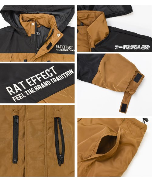 RAT EFFECT(ラット エフェクト)/中綿ビッグ切り替えジャケット/img05