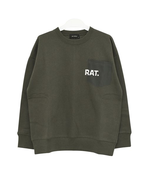 RAT EFFECT(ラット エフェクト)/裏起毛ポケット付ビッグトレーナー/img14