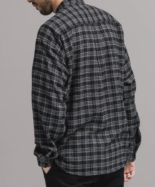 セール Fine Flannel バンドカラーチェックシャツ ナノ ユニバース Nano Universe Magaseek セール Fine Flannel バンドカラーチェックシャツ ナノ ユニバース Nano Universe Magaseek