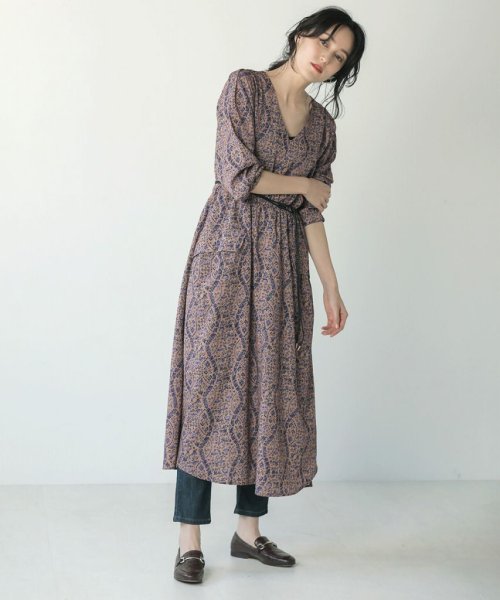 セール ベルト付ウエストマークワンピース ブージュルード Bou Jeloud Magaseek