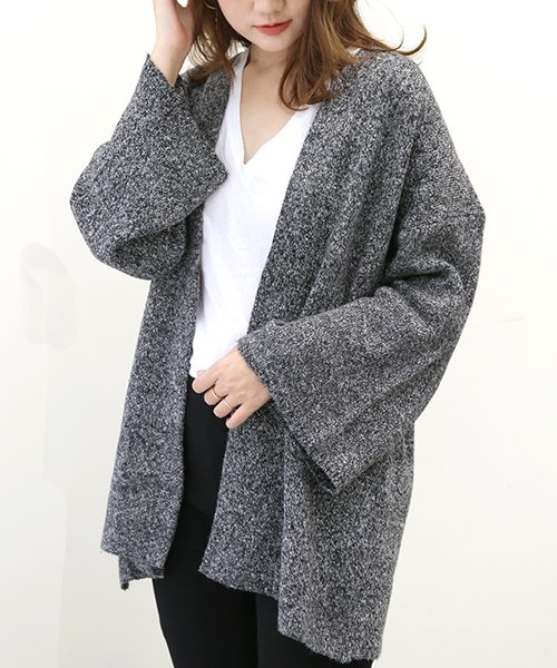 セール あったか厚地ニットコート アウター ニット カーディガン 冬 レディース アミュレット Amulet Magaseek