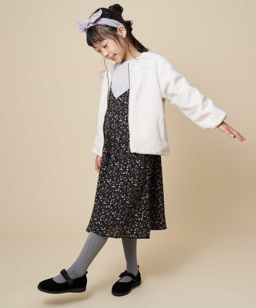 a.v.v(KID'S)(アー・ヴェ・ヴェキッズ)/[100－130]ループボアジャケット[WEB限定サイズ]/img04