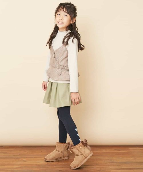 a.v.v(KID'S)(アー・ヴェ・ヴェキッズ)/[KIDS]【2020年度版】リボン付ムートン風ブーツ[WEB限定サイズ]/img12