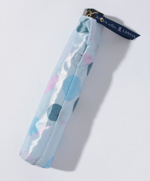 LANVIN en Bleu(umbrella)(ランバンオンブルー（傘）)/LV－B 婦人軽量ミニ Pプリント大ドット/img02