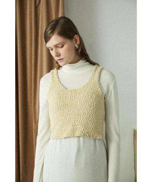 moussy(マウジー)/PON PON YARN KNIT BUSTIER/img18